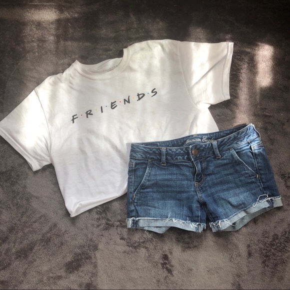 American Eagle Outfitters Pants - American Eagle Cuffed Jean Shorts